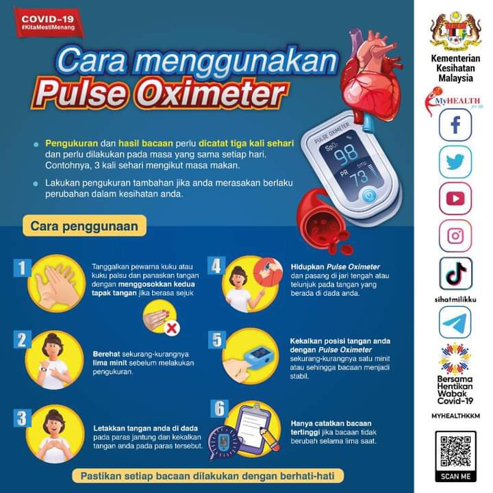 Penggunaan Pulse Oximeter